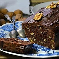 recette Cake chocolat aux noix, sans lactose, à la citrouille