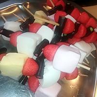 recette Brochettes de bonbons