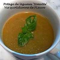recette Potage de légumes "tomatés"