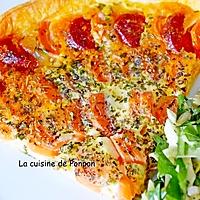 recette Tarte aux carottes, chorizo et mozza
