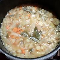 recette Petite soupe de légumes en morceaux