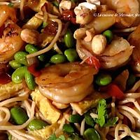 recette Sauté de crevettes, façon pad thaï +