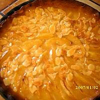 recette Tarte aux pommes miel et amandes