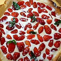 recette Tarte crémeuse aux fraises