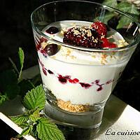 recette Trifles aux fruits rouges