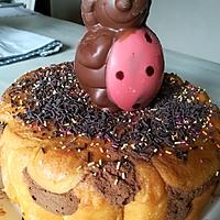 recette Charlotte au chocolat "Happy Easter"