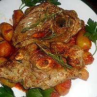 recette Tranches de gigot grillées rates a la sauce tomate