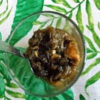 recette Verrine d'aubergine sauce huitre