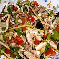 recette Salade de poulpe à la méditerranéenne