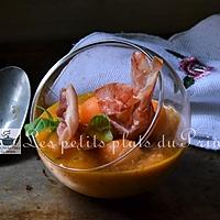 recette Gaspacho melon et tomates, façon Basque