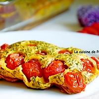 recette Clafoutis aux tomates cerises de l'académie du goût