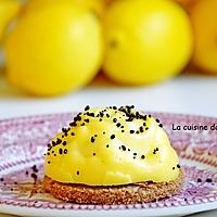 recette Tartelette au citron jaune et poudre de combava