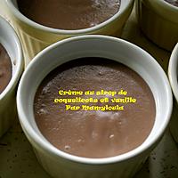 recette Crème au sirop de coquelicots et à la vanille
