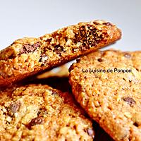 recette Cookies aux flocons d'avoine et pépites de chocolat