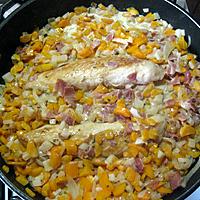 recette Emincés de poulet aux légumes d'automne