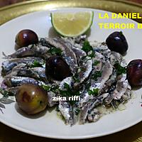 recette La Danièle-Sardines sauce blanche à l'ail au citron et persil-Terroir Bônois