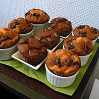 recette Délicieux muffins légers et moelleux framboises chocolat blanc