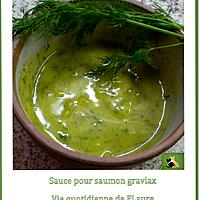 recette Sauce à associer avec le saumon gravlax