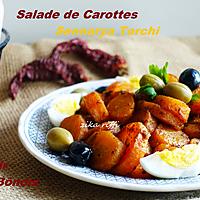 recette Sennarya tochi- Salade de carottes à la charmoula