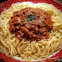 recette Spaghettis bolognaises