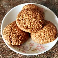recette Biscuits croustillants aux flocons d'avoine et à la noix de coco