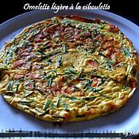 recette Omelette légère à la ciboulette