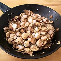 recette Noix de pétoncles aux champignons persillés