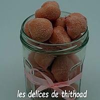 recette truffes au chocolat blanc et biscuits roses