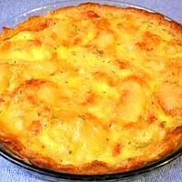 recette tarte aux pomme de terre et au fromage de brie