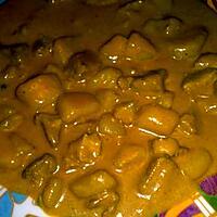recette Porc curry coco
