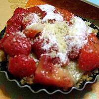recette tartelette fraises amandes