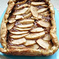 recette tarte a la créme de pruneaux et pommes