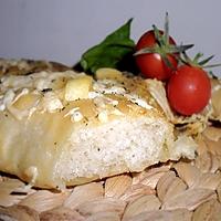 recette Fougasse aux fromages & aux herbes