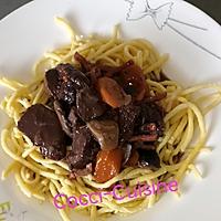 recette Civet de chevreuil façon Cathy.R