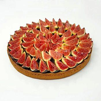 Recette de la tarte aux figues terminée