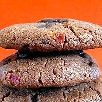 recette Cookies aux piments confits et chocolat noir