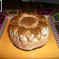 recette gâteau de semoule à la compotée de mirabelles au miel de montagne