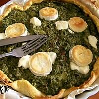 recette Tarte aux épinards, brocolis et chèvre (pour faire manger des légumes aux enfants)
