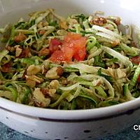 recette Salade de courgette aux noix