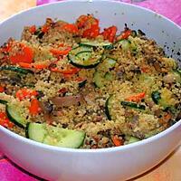 recette Quinoa aux légumes