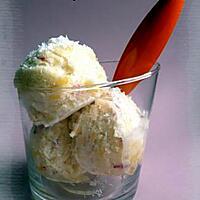 recette Glace ananas & pêche