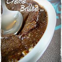 recette Crème Brûlée au Chocolat Noir Recette de Pierre Hermé