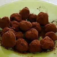 recette Truffe au chocolat ( 25 pièces environ )