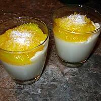 recette Panna-cotta coco & sa compotée de mangue