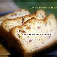 recette CAKE JAMBON CAMEMBERT