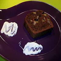 recette Cake au chocolat, kiwi & pomme