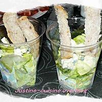 recette Salade au roquefort et au noix