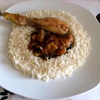 recette Poulet basquaise au riz