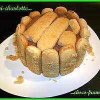 recette Mini-charlotte choco-framboises