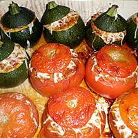 recette courgettes et tomates farcies